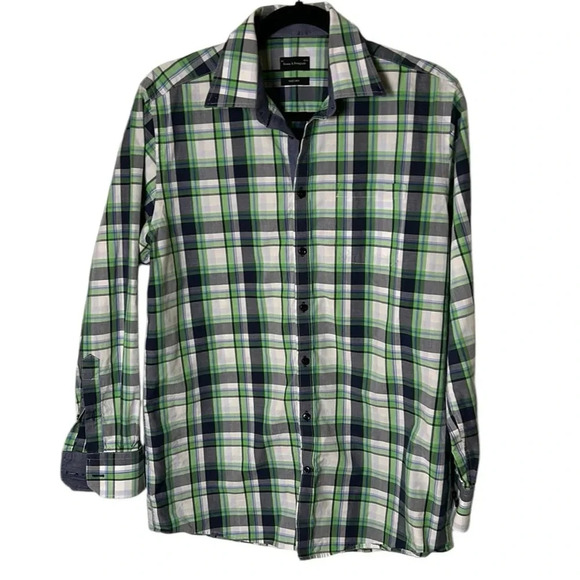 Bruun & Stengade vintage country plaid shirt,US NECK 15.5”,Yellowstone,rodeo - Picture 2 of 14